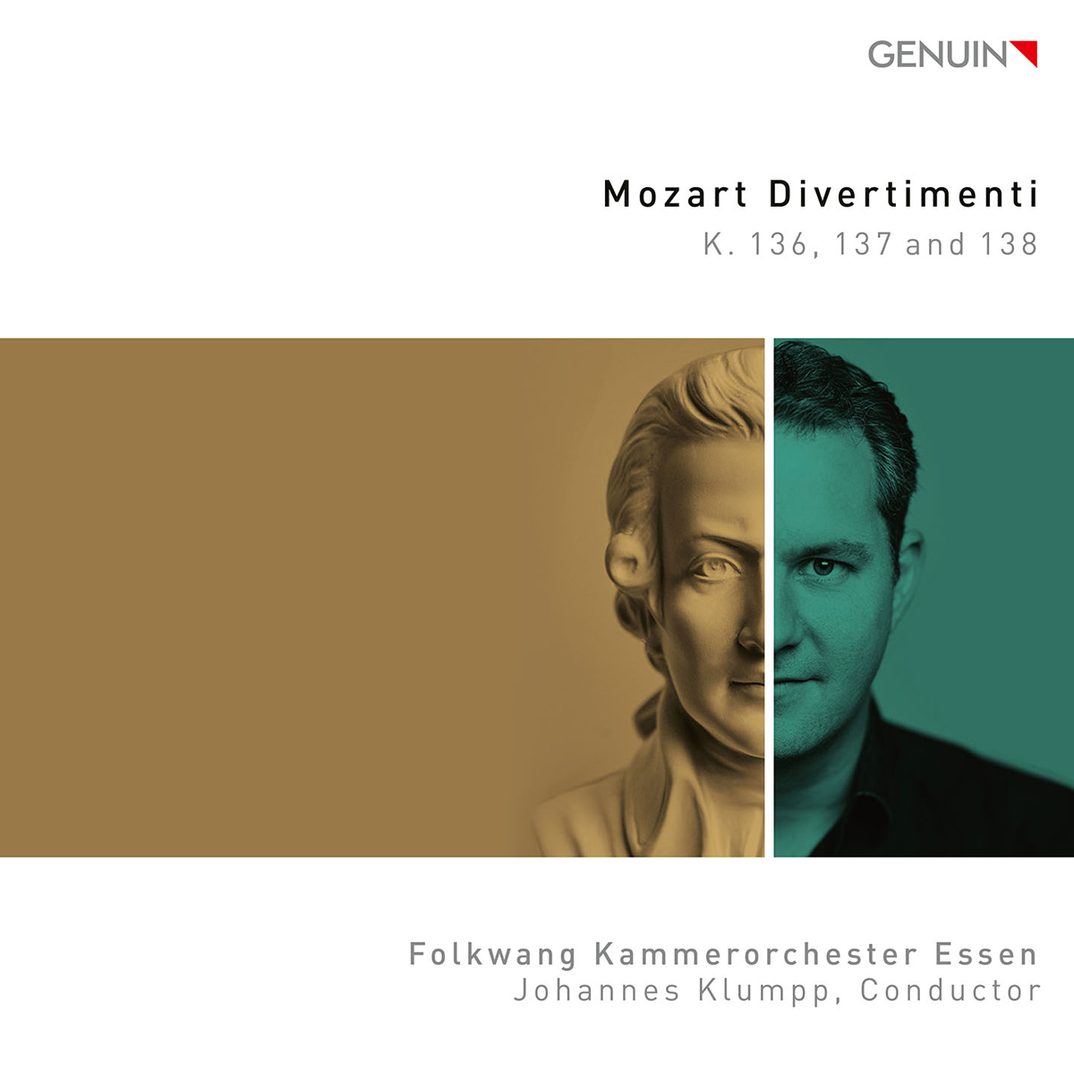 CD album cover 'Mozart Divertimenti' (GEN 22762)