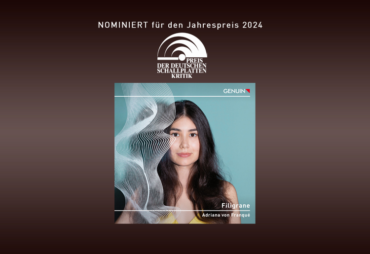 Filigrane is nominated for the annual award of the German Record Critics' Award